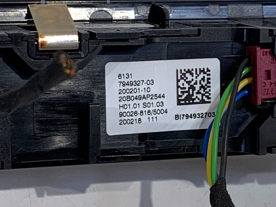 PANEL STEROWANIA RADIA BMW G05 7949327 SUV KONSOLA AUDIO, EKRANU