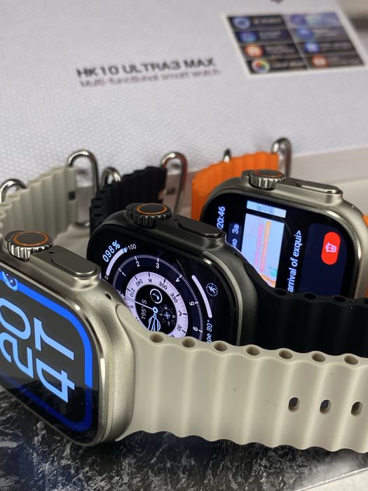 Смарт часы серии Ultra 3 Max AMOLED с интернет функциями Новинка от HK