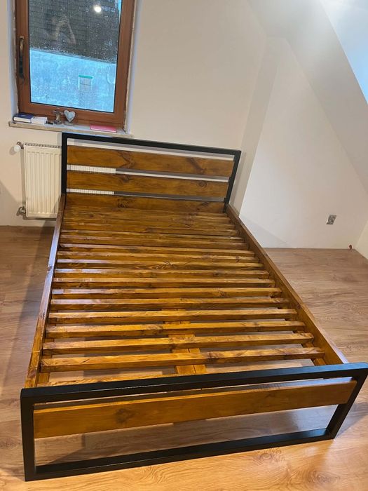 MASYWNE Łóżko loft