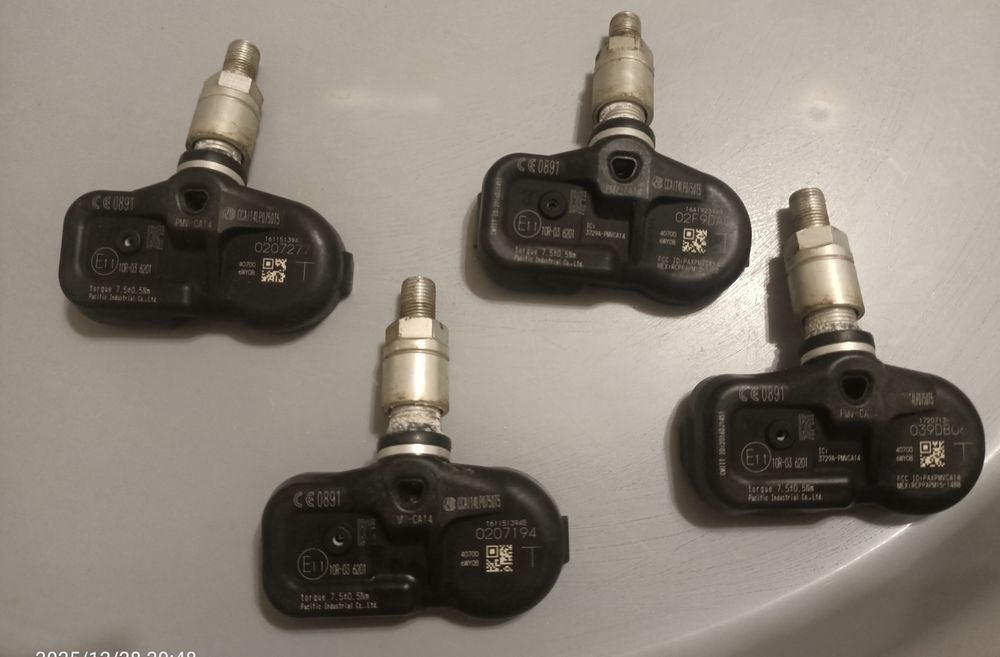 Датчики тиску у шинах