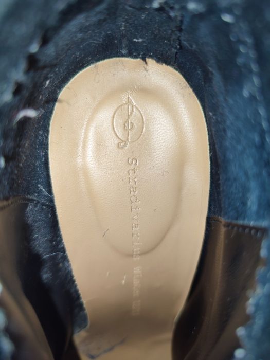 Stradivarius Botins plataforma pretos, 40
