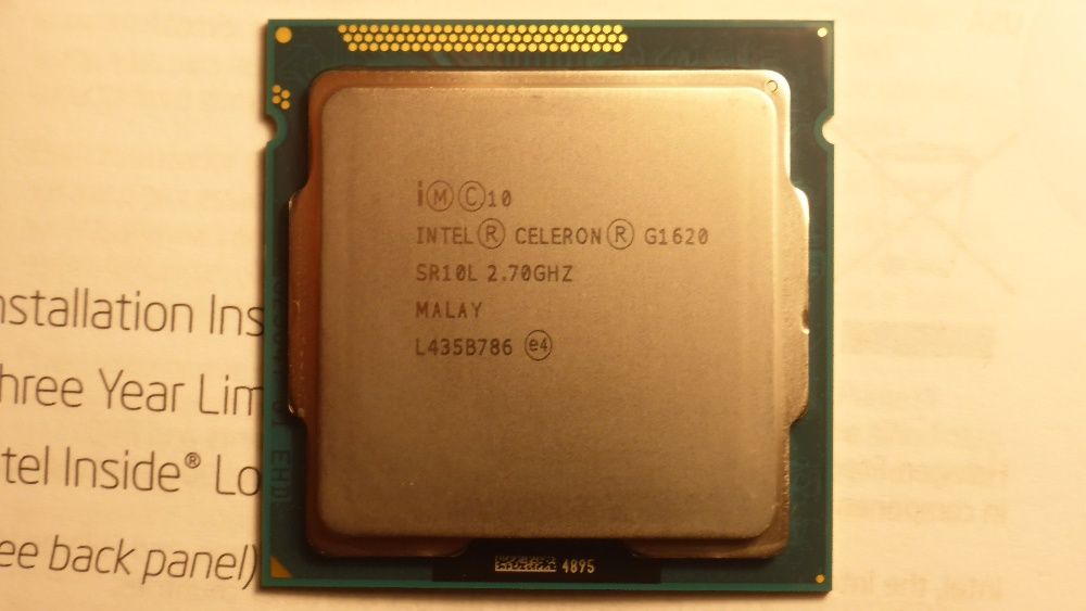Celeron G1620, Pentium G620 (socket 1155)