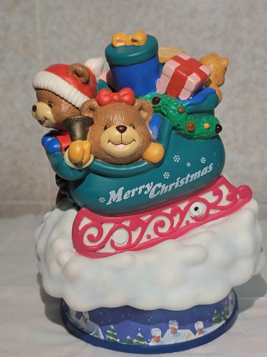 Enfeite de Natal com movimento e musica
