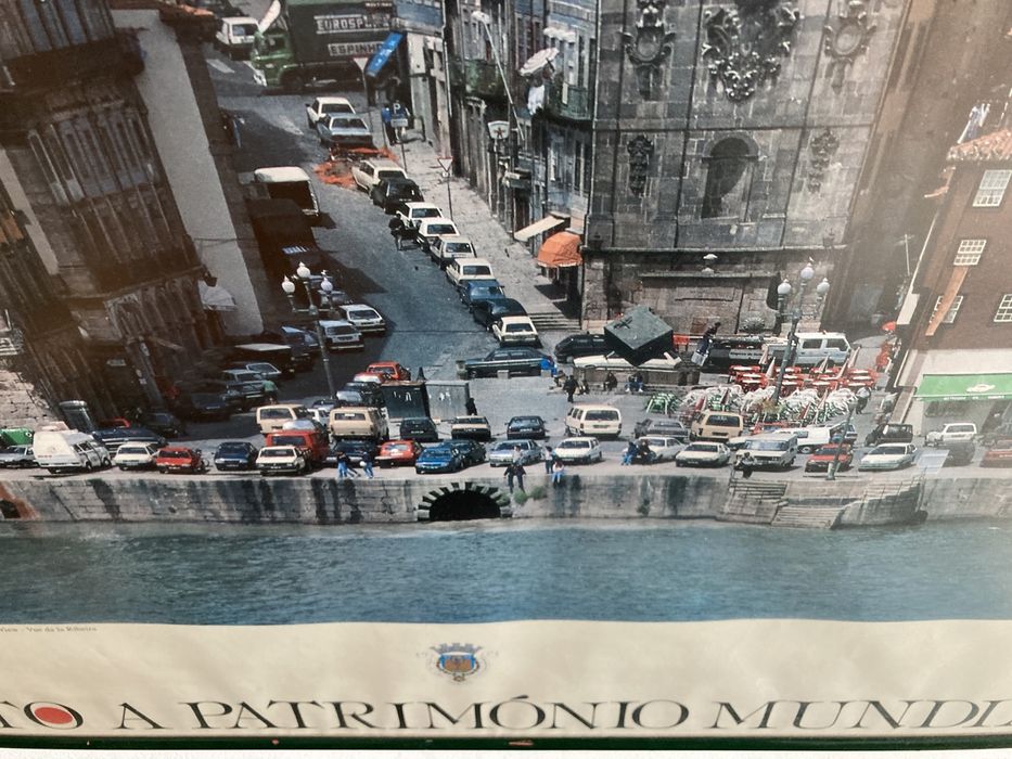 Poster do Porto Patrimonio Mundial - Emoldurado