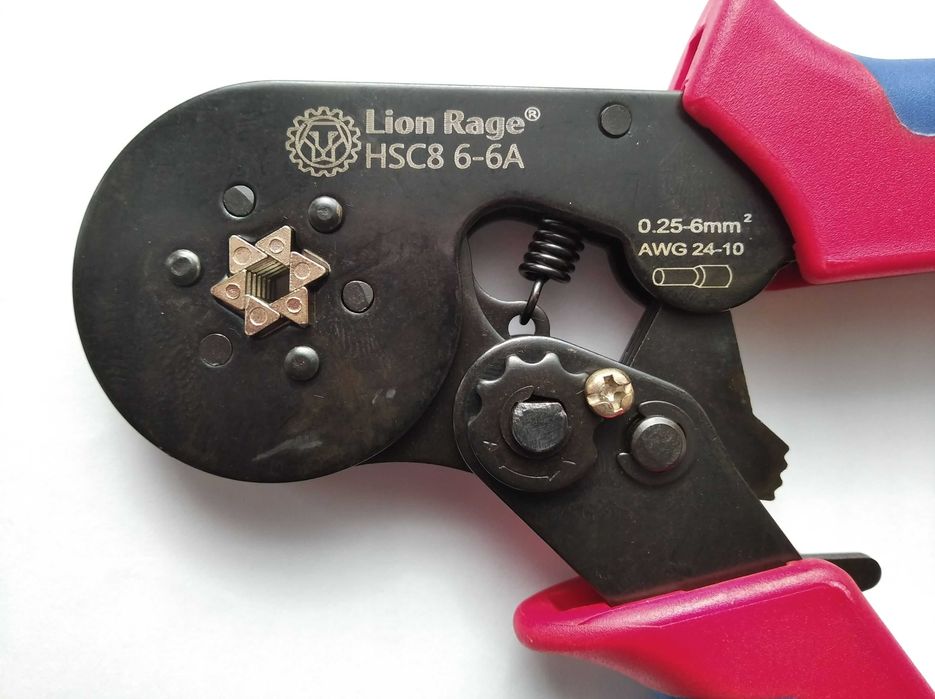 Кримпер обтискач шестикулачковий HSC8 6-6A  Lion Rage
