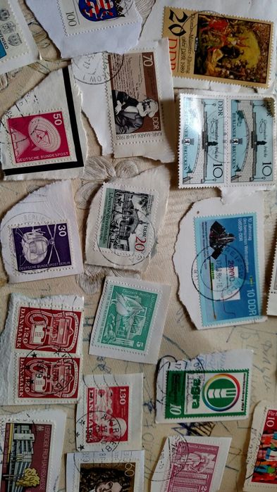 Старі марки Польща і СССР