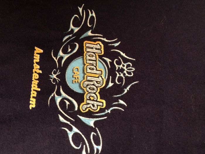 T-shirt Hard Rock Cafe, Amsterdam - Edição limitada – nova