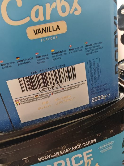 Zestaw suplementów Bodylab – węglowodany, białko, kreatyna, ZMA – nowe