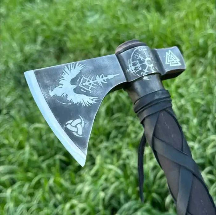 Сокира Кована Ворон TR37/1 з чохлом Топор на подарок ручной работы