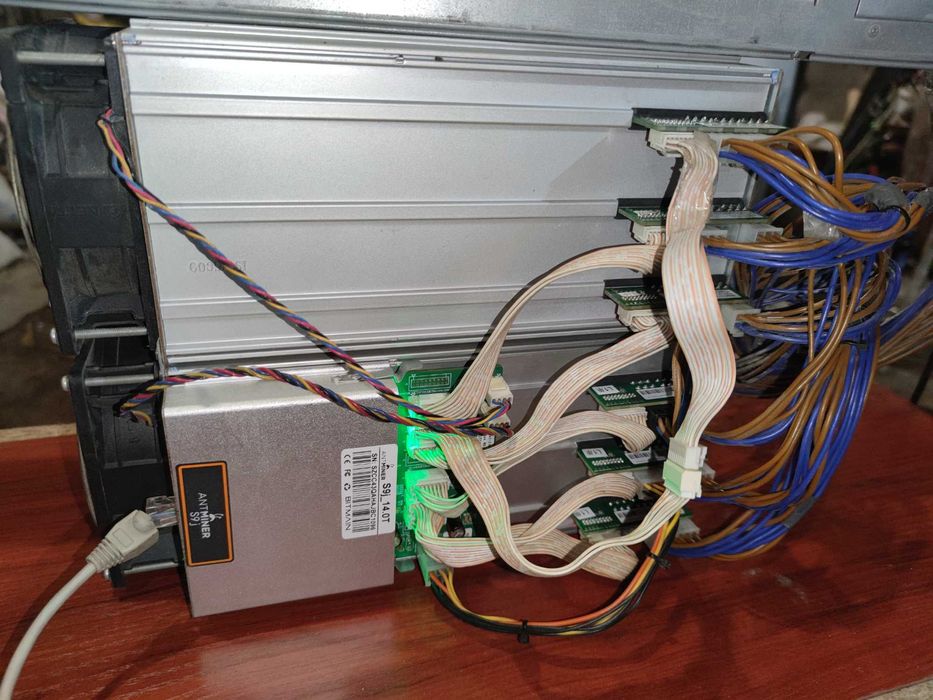 Asic s9d s9dual s10 сдвоенный 23TH рабочий+БП LG+шумобокс+доп кулер