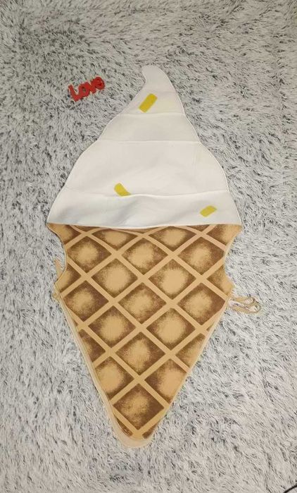 Карнавальний костюм Ріжок морозива для дорослого