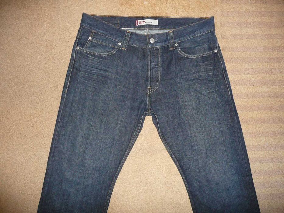 Spodnie dżinsy LEVIS 512 W36/L32=48,5/109cm jeansy
