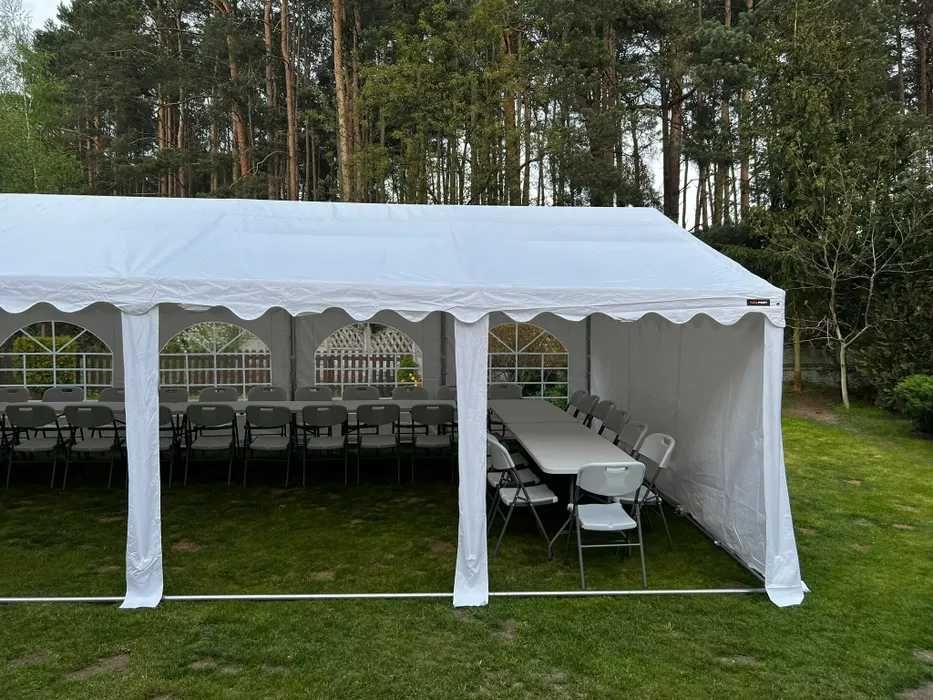 Wynajem namiotów imprezowych, krzesła, stoły, ławki, namioty