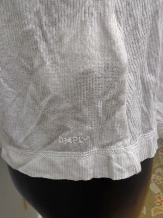 Top branco cruzado