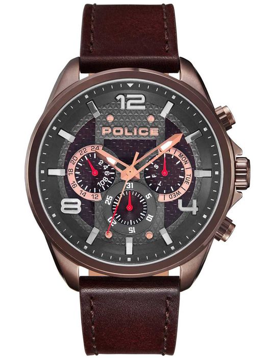 Relógio Police Castanho