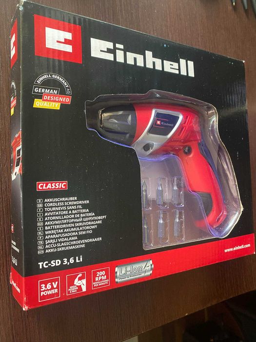 Викрутка акумуляторна Einhell TC-SD 3,6 Li