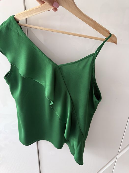 Bluzka na rsmiaczkach Nly trend  40 L zielen