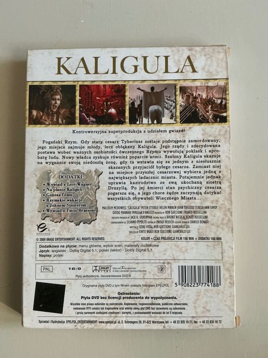 KALIGULA – DVD – Wydanie Kolekcjonerskie – Wersja Nieocenzurowana / Uncut