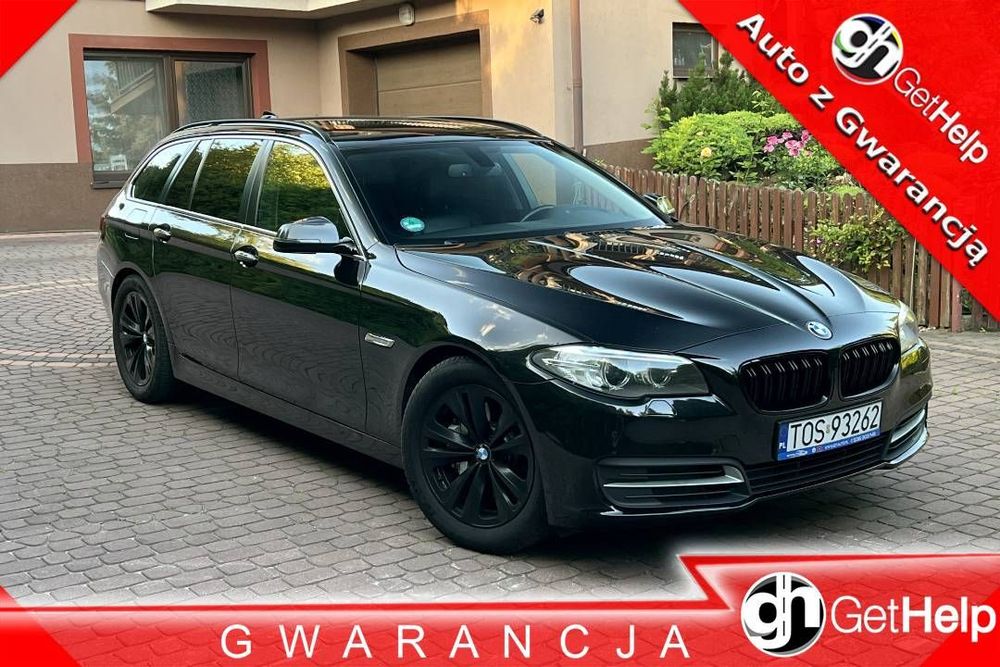 BMW Seria 5 3.0D 258KM_Nowy_Rozrząd_Xenon_Navi_Skóra_Automat_Fabryczny lakier