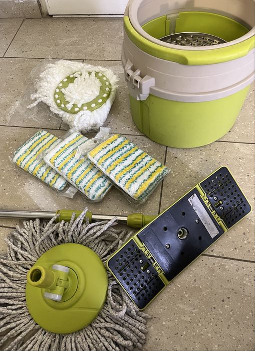 Markowy Mop Obrotowy + Akcesoria (Kleeno Cello Ultra Clean Plus)
