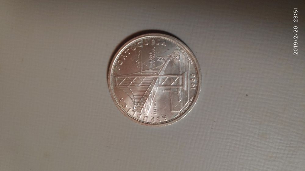 Moeda de 20 escudos de 1966