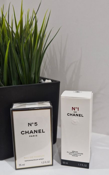 Nowe oryginalne Chanel N5 zestaw perfumy + serum N1