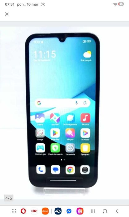 FAJNY XIAOMI REDMI 15C.Ekran 6.9.Bateria 6000. Pamięć 4+4/128gb