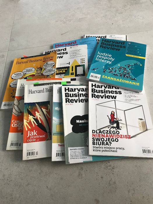 Rozwojwowe Harvard Business Review - numery archiwalne-10 egzemplarzy