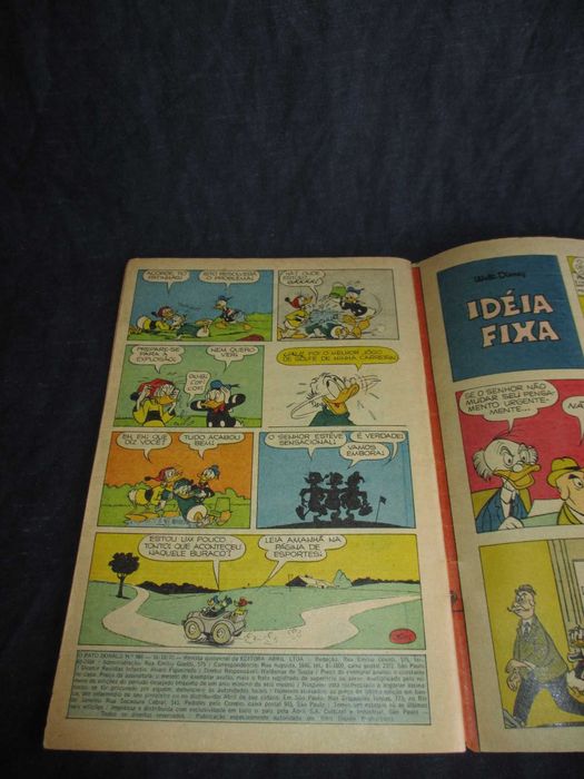 Livros BD Pato Donald Disney Anos 70 Revistas Vintage Br