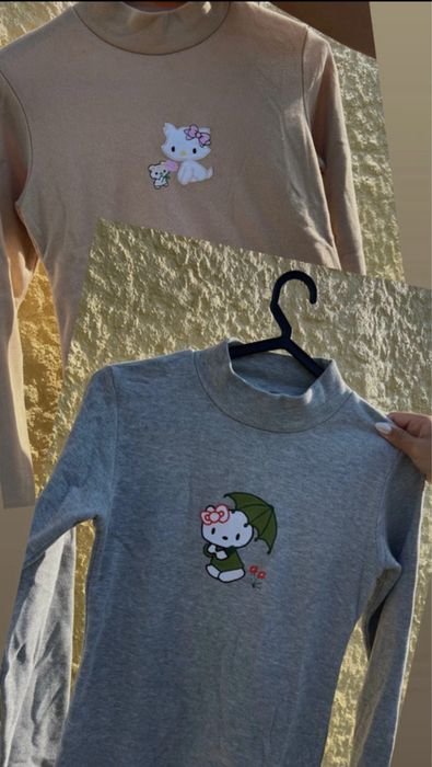 Conjunto de 2 camisolas cardadas da HelloKitty