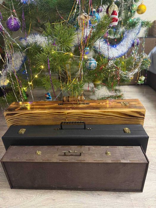 Подарунки для чоловіка, подарунок на новий рік, Набор шампуров в кейсе