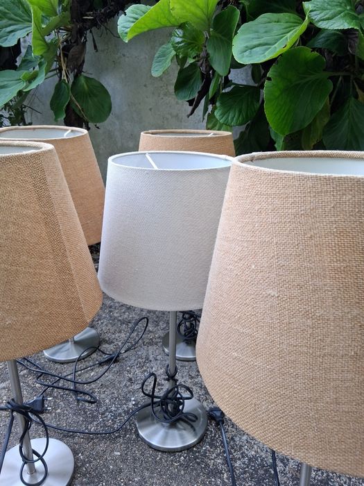 Candeeiro cromado 55cms