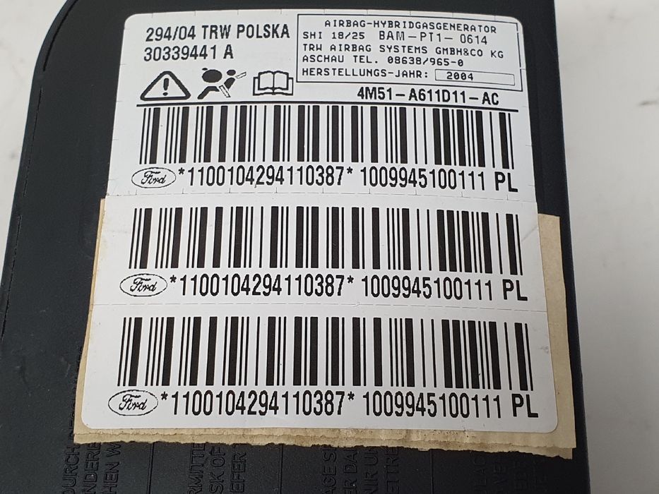 Airbag banco esquerdo FORD Focus II (DA_)