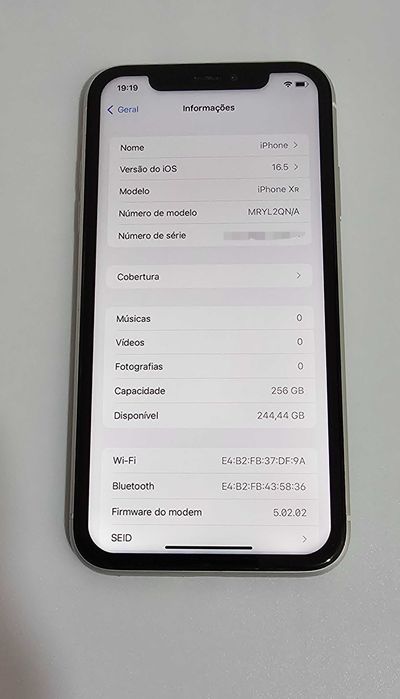 Iphone XR 256GB. 82% Bateria. Muito bom