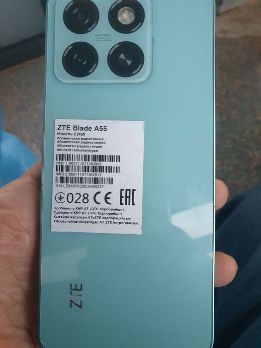 ZTE A55 Память 128.на запчастини.