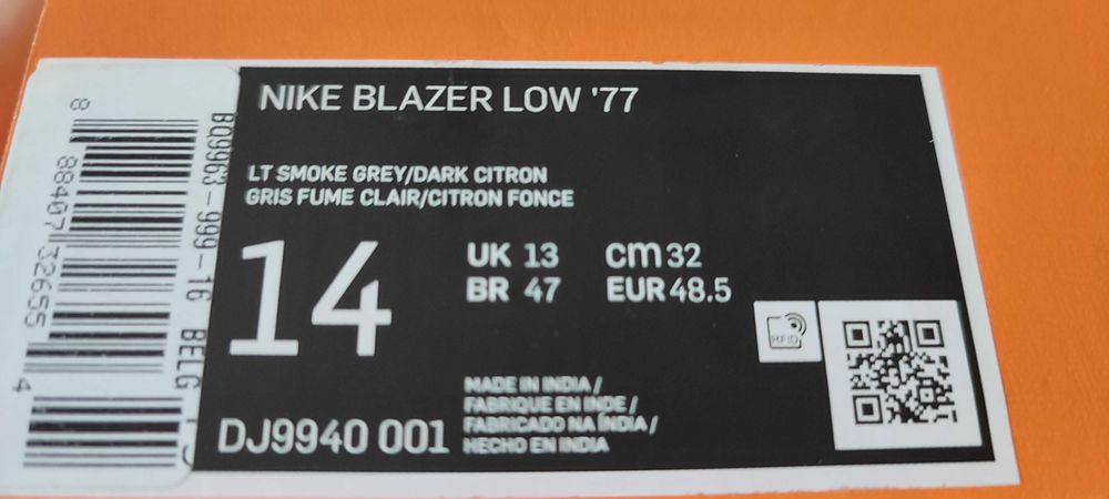 Nike Blazer Low '77 nowe 48,5