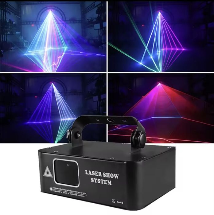 Laser dyskotekowy Orion - 500 mW RGB, dużo animacji, wzory, skanery