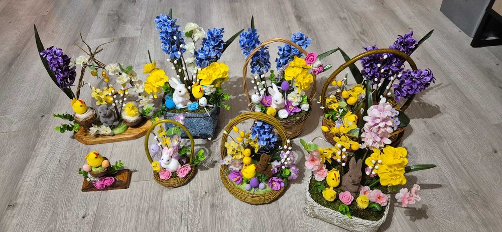 Piękne Stroiki Wielkanocne Handmad