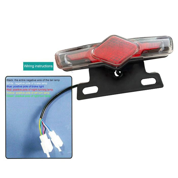 Luz traseira para bicicleta elétrica
