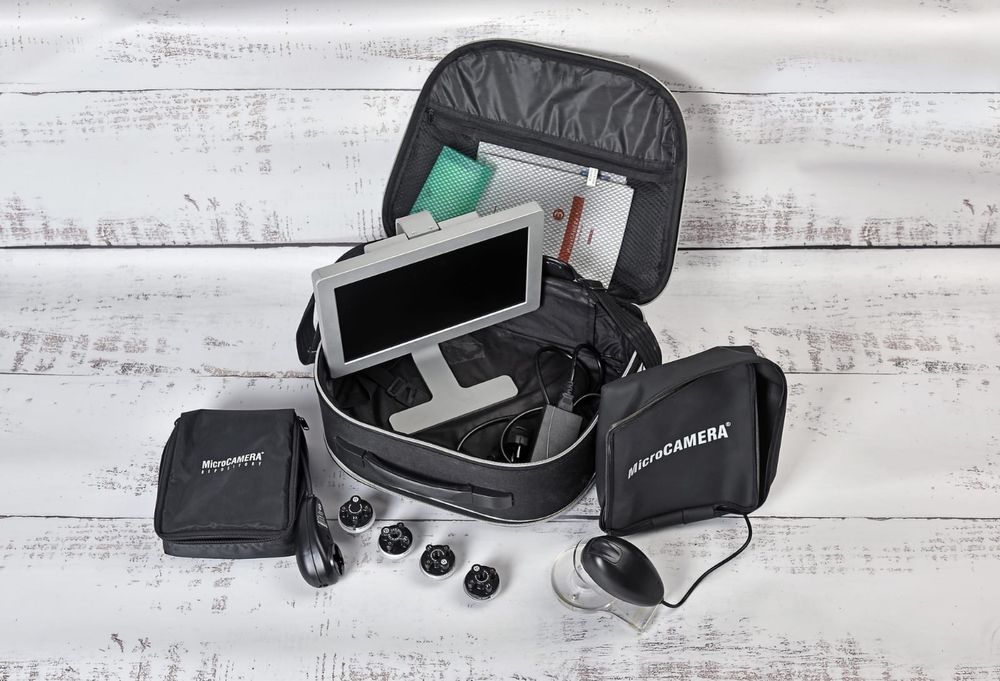 MicroCAMERA soczewki kamera trychologiczna