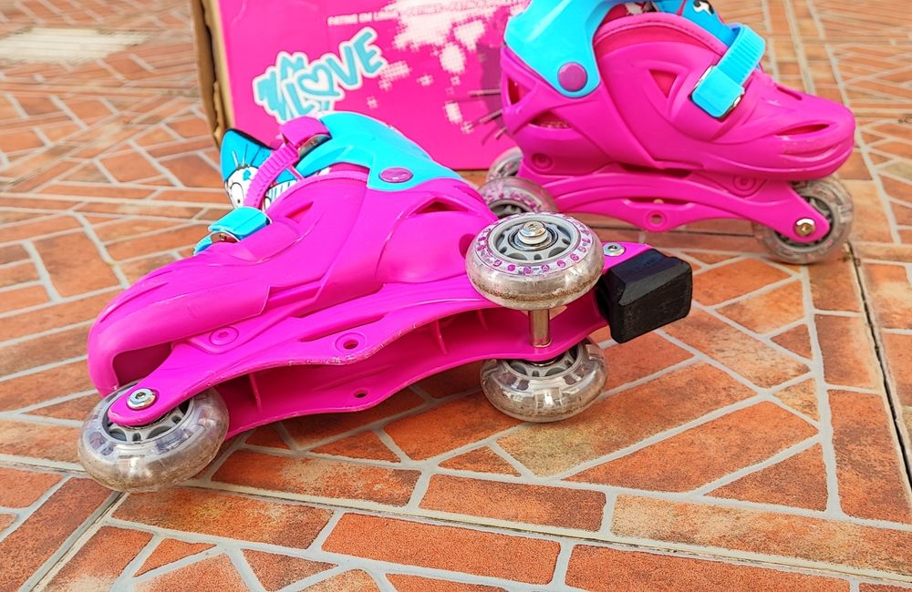Patins em linha para menina