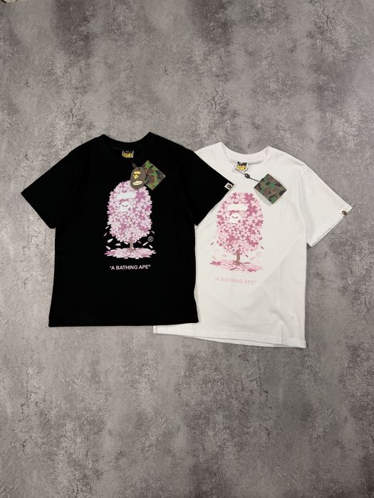 Футболка bape Sakura t-shirt бейп