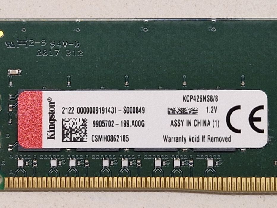 16GB RAM DDR4 2666MHz (2x8GB) Kingston – Desktop