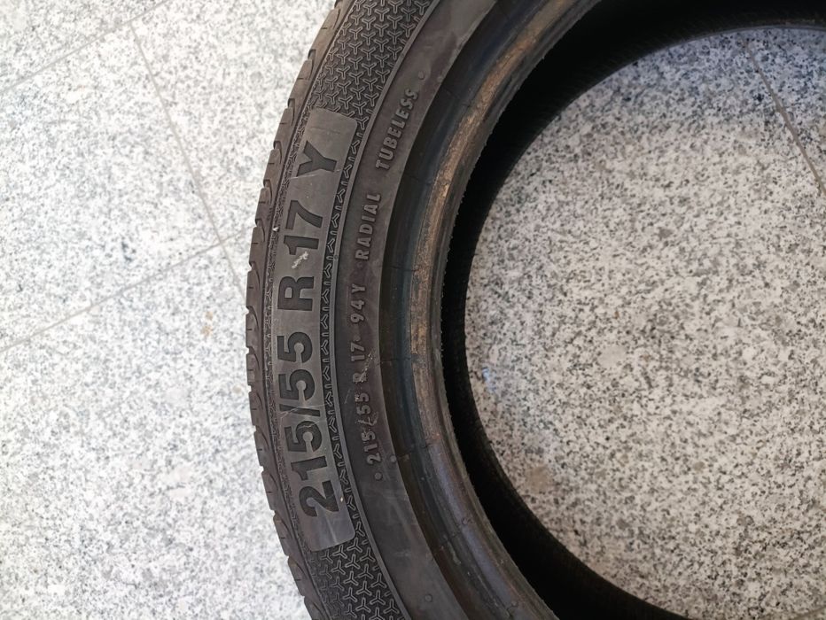 PNEU BARUM - 215/55 R17 - 90% PISO - COMO NOVO