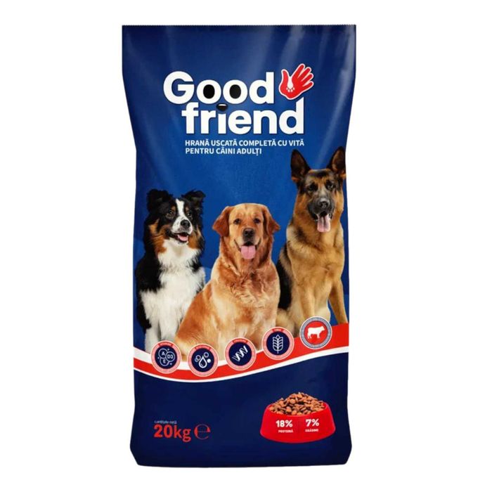 Корм для собак Good friend со вкусом говядины 20 кг