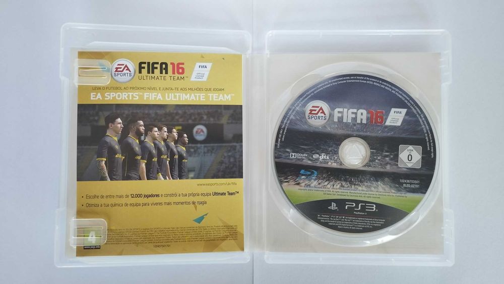 PS3 - Fifa 2016 - Completo com Manuais