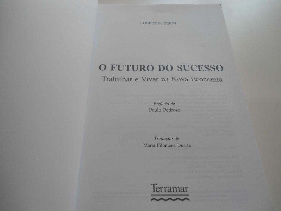 O Futuro do Sucesso por Robert B. Reich