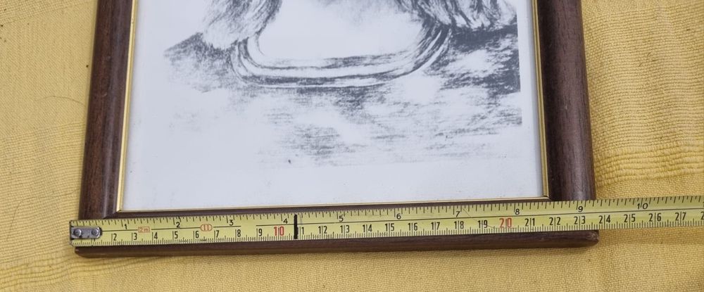 Quadro Antigo parede medidas nas fotos