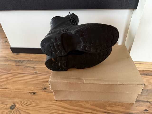 Buty wojskowe skórzane