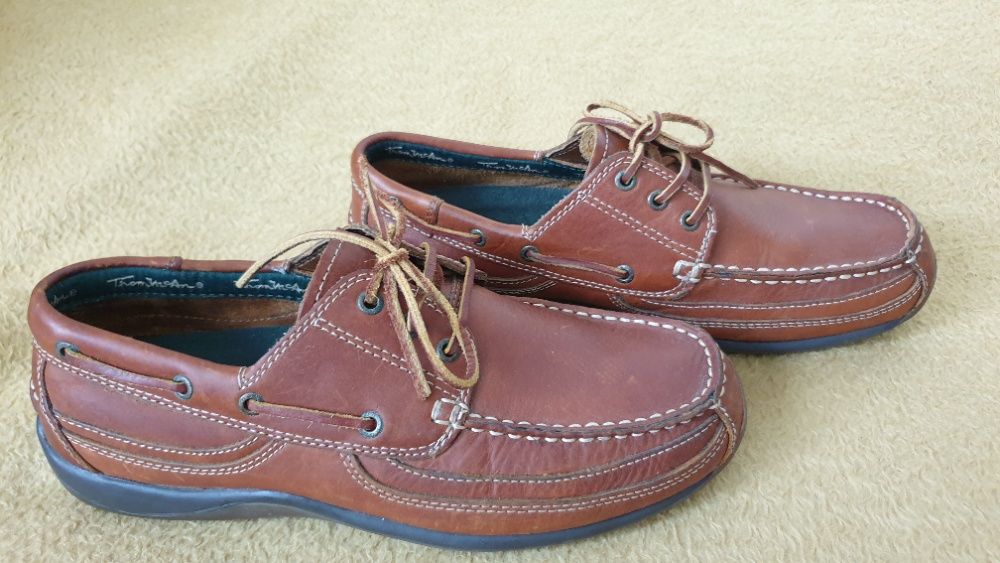 Buty, eleganckie skórzane mokasyny męskie r. 42 (27cm) marki ThomMcAn